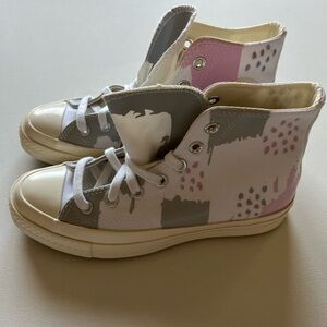 New Converse Chuck Taylor Hi Abstract Print‎ Sneakers Unisex Men 5.5 Women 7.5